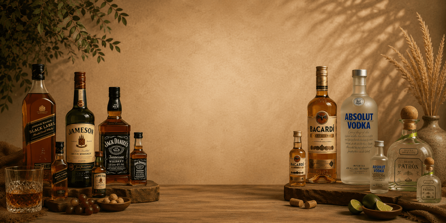 Premium spirits available at AP Liquor